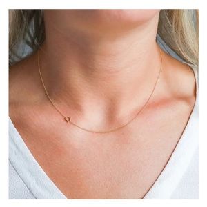 Gjenmi initial “D” 14k gold chain charm Catbird & Mejuri style Necklace $255